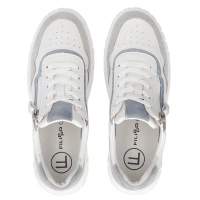 Leather sneakers Filippo DP6862/25 WH white