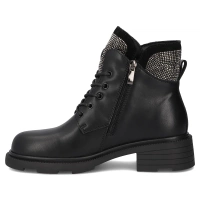 Leather ankle boots Filippo DBT7296/25 BK black
