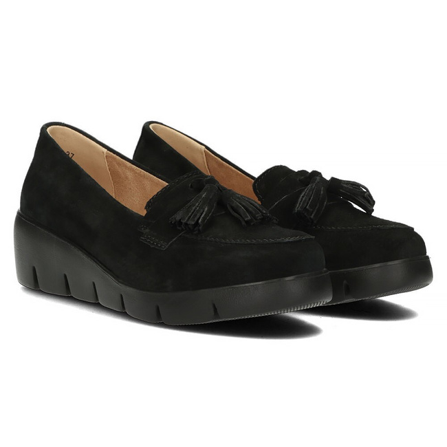 Leather shoes Filippo DP3162/23 BK SU black