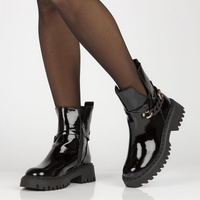 Botki na platformie Filippo DBT4026/22 BK czarne