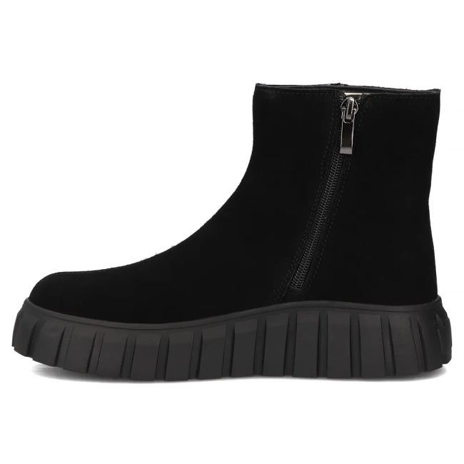 Leather ankle boots Filippo DBT6301/25 BK black