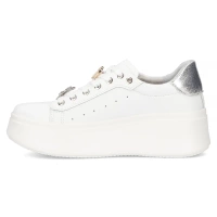 Leather sneakers Filippo DP6790/25 WH white