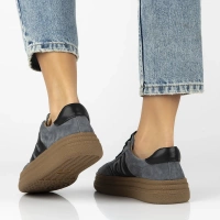 Skórzane sneakersy Filippo DP7114/25 BL niebieskie