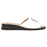 Leather flip-flops Filippo DK7042/25 WH white