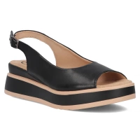 Leather sandals Filippo DS6153/25 BK black