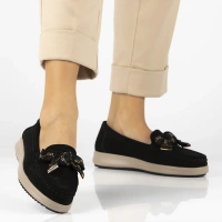 Leather loafers Filippo DP6457/24 BK black