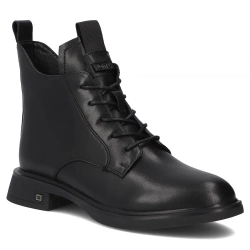 Leather ankle boots Filippo DBT7361/25 BK black