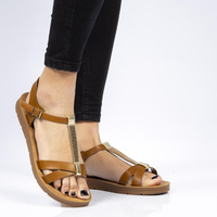 Sandały Filippo DS802/20 BR Brown