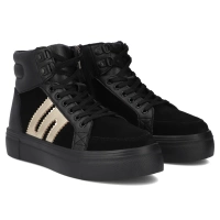 Leather ankle boots Filippo DBT7269/25 BK black