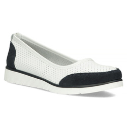 Leather shoes Filippo DP4524/23 WH NV white