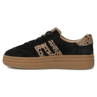 Leather sneakers Filippo DP7114/25 BK LEO black