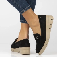 Leather shoes Filippo DP7002/25 BK black