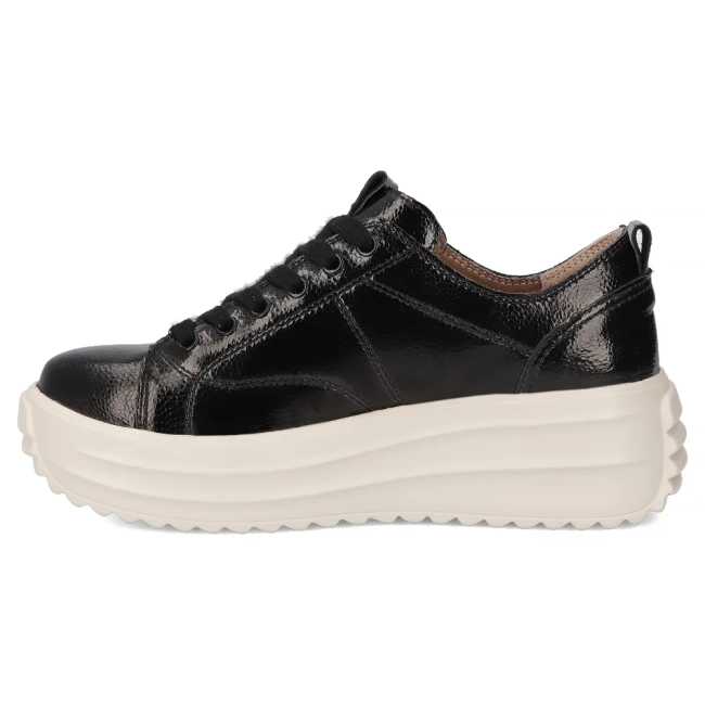 Skórzane sneakersy Filippo  DP6795/25 BK czarne