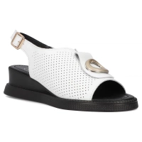 Leather sandals Filippo DS6873/25 WH white