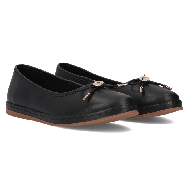 Leather shoes Filippo DP6856/25 BK black