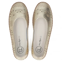 Leather shoes Filippo DP6831/25 GO gold