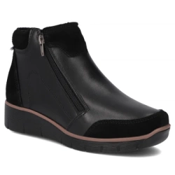 Leather ankle boots Filippo DBT3950/25 BK black