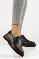 Leather shoes Filippo DP3916/22 BK black