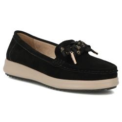Leather loafers Filippo DP6457/24 BK black