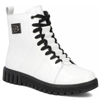 Leather ankle boots Filippo DBT7273/25 WH white