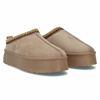 Fur slippers Filippo DK6662/24 BE beige