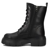 Skórzane botki typu workery Filippo DBT4759/25 BK czarne