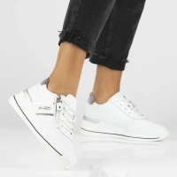 Leather Sneakers Filippo DP6083/24 WH white