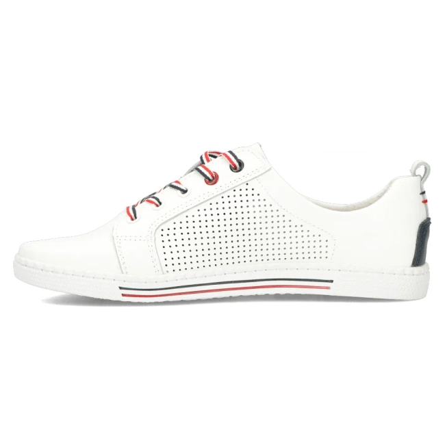 Leather shoes Filippo DP008/24 WH white
