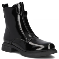 Skórzane botki Filippo DBT6540/25 BK czarne