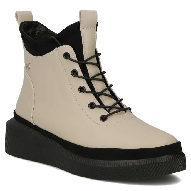 Leather ankle boots DBT4799/25 BE beige