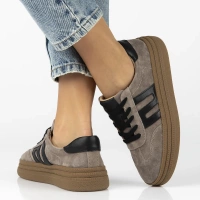 Leather shoes Filippo DP7114/25 TP Taupe
