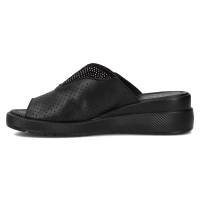Leather flip-flops Filippo DK6146/24 BK black
