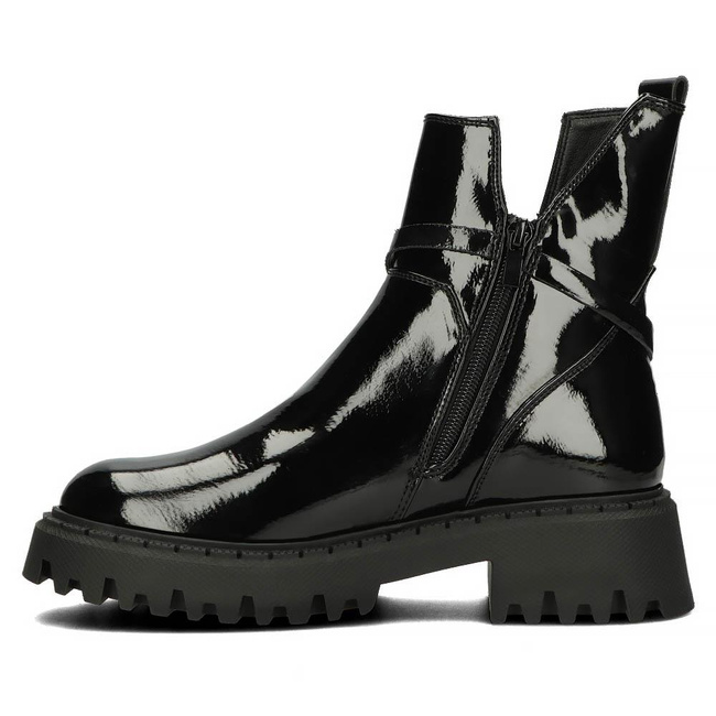 Botki na platformie Filippo DBT4026/22 BK czarne