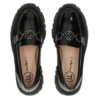 Leather shoes Filippo DP4790/23 BK black