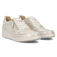 Leather sneakers Filippo DP6209/24 GO gold