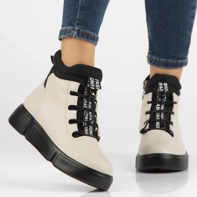 Leather ankle boots Filippo DBT6532/25 BE beige