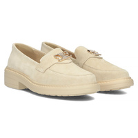 Leather shoes Filippo DP4523/23 BE GO beige