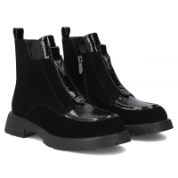 Leather ankle boots Filippo DBT6570/25 BK black