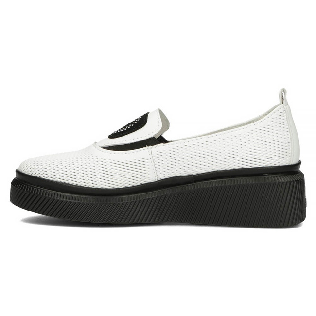 Leather shoes Filippo DP4572/23 WH white