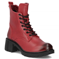 Leather ankle boots Filippo DBT6501/25 BK black