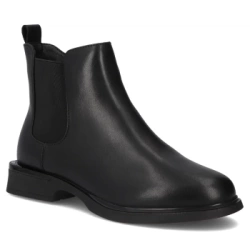 Skórzane botki Filippo DBT7197/25 BK czarne