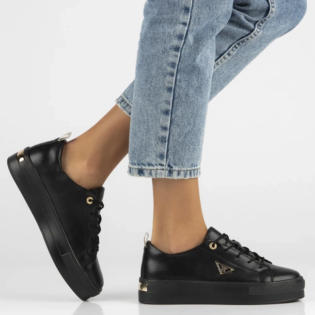 Leather shoes Filippo DP3533/25 BK black