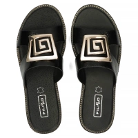 Klapki Filippo DK3703/25 BK czarne