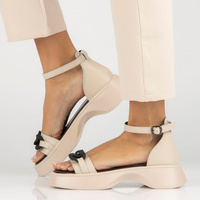 Leather sandals Filippo DS4458/23 BE beige