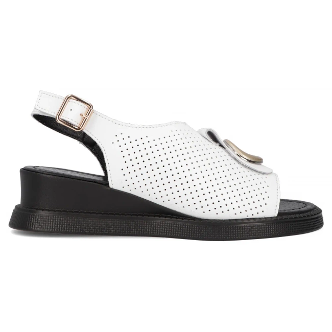 Leather sandals Filippo DS6873/25 WH white