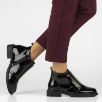 Leather ankle boots Filippo DBT7435/25 BK black