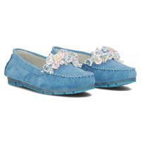 Leather loafers Filippo DP4549/23 blue