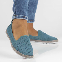 Leather shoes Filippo DP081/22 BL blue