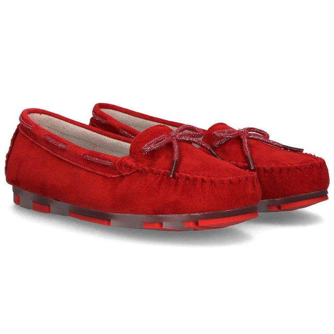 Leather loafers Filippo DP1203/20 RD red