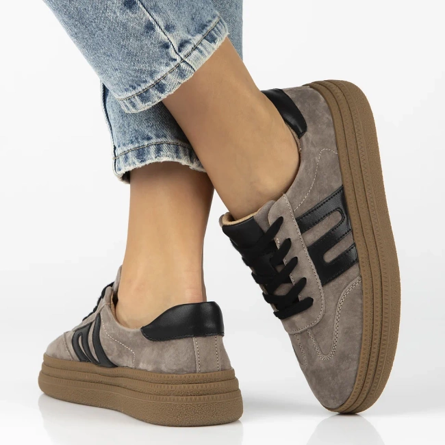 Leather shoes Filippo DP7114/25 TP Taupe